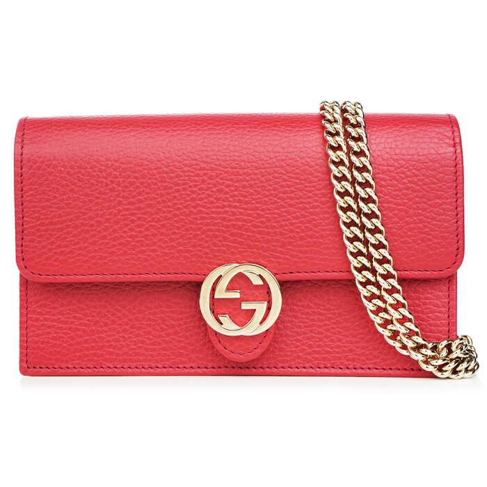 Icon Gg Interlocking Wallet On Chain Crossbody Bag 615523 - Fixed Size