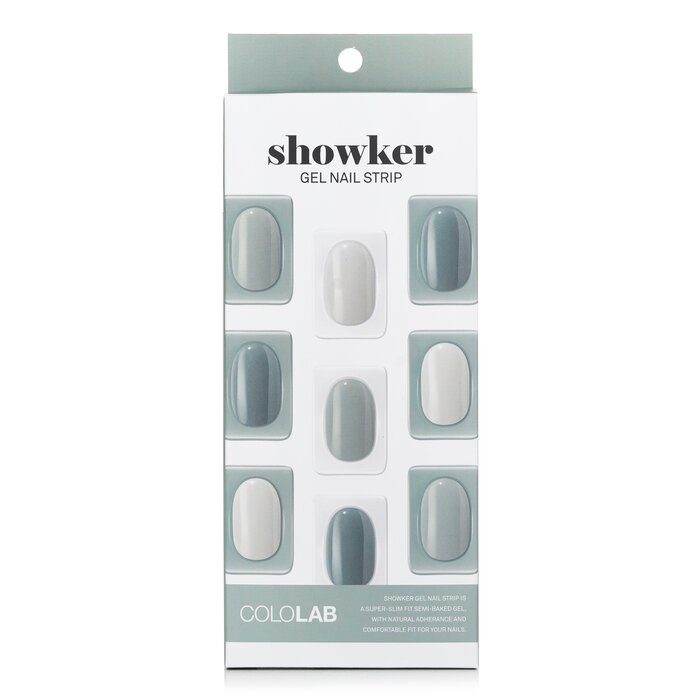 Showker Gel Nail Strip # Cnf703 Mint Blended - 1pcs