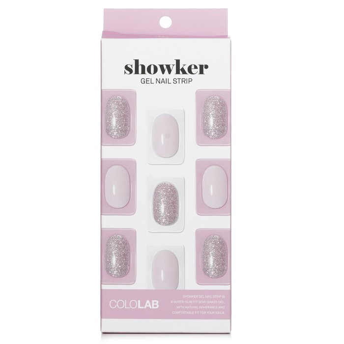 Showker Gel Nail Strip # Csf101 Syrup Pink - 1pcs