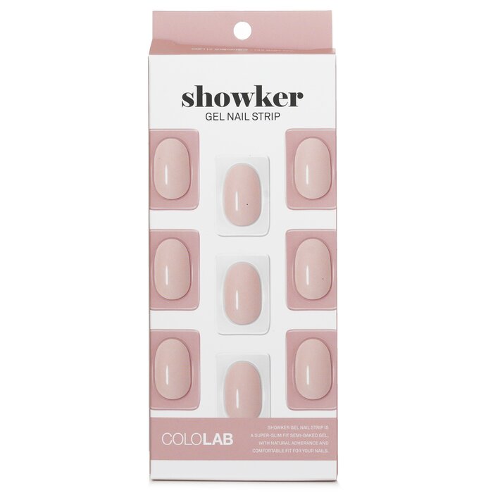 Showker Gel Nail Strip # Csf112 Oh Baby Pink - 1pcs