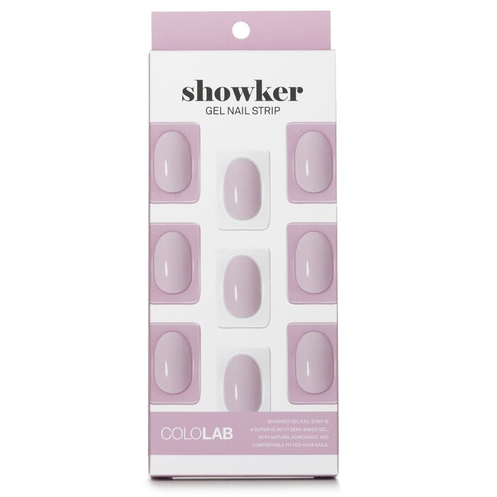 Showker Gel Nail Strip # Csf311 Lovely Violet - 1pcs