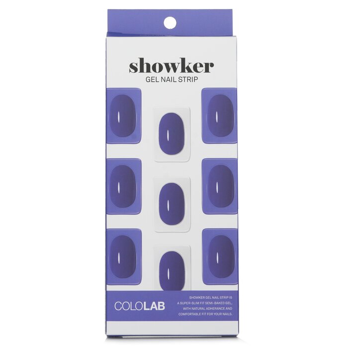 Showker Gel Nail Strip # Csf412 Denim Blue - 1pcs