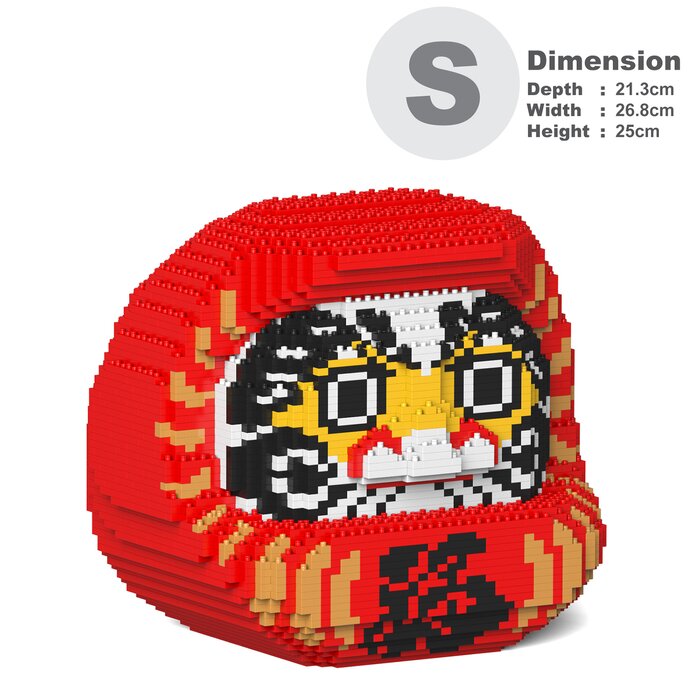 Daruma Doll 01s-m01 Building Bricks Set - 21x27x25cm