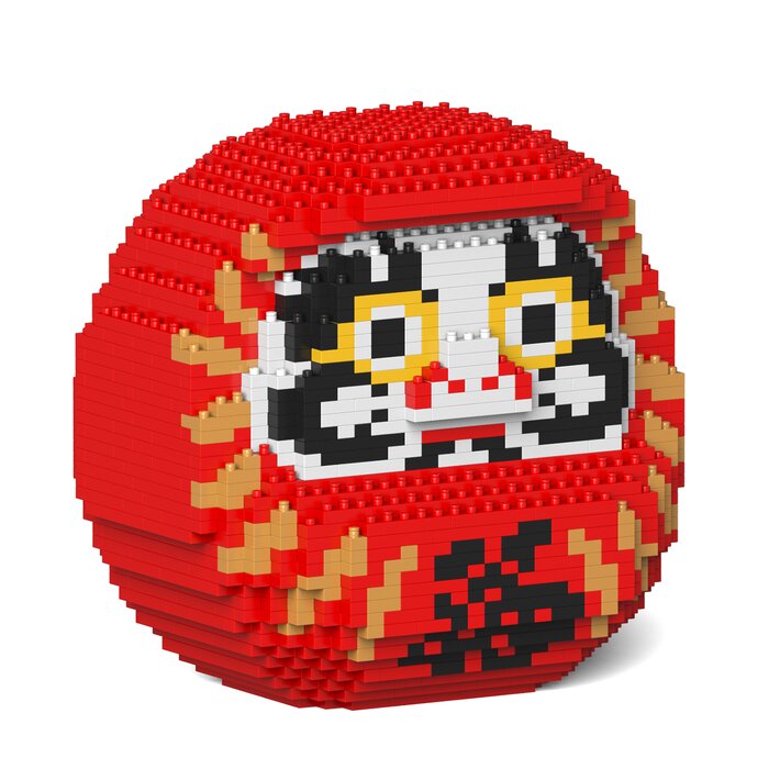 Daruma Doll 02s-m01 Building Bricks Set - 18x14x18cm