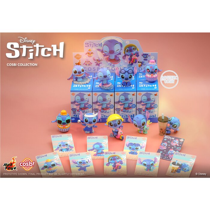 Stitch Cosbi Collection (case Of 8 Blind Boxes) - 25x11x13cm