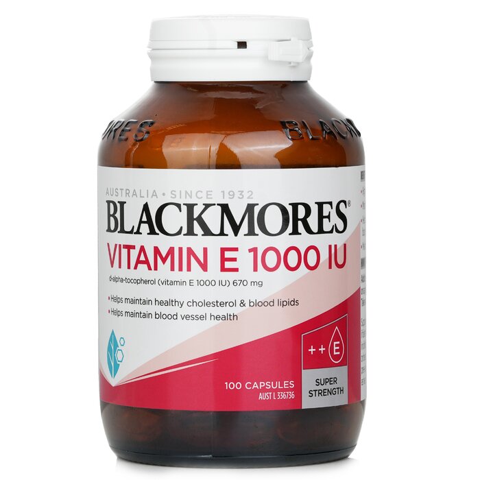 Blackmores - Vitamin E 1000iu 100 Capsules (parallel Import) - 100 Capsules