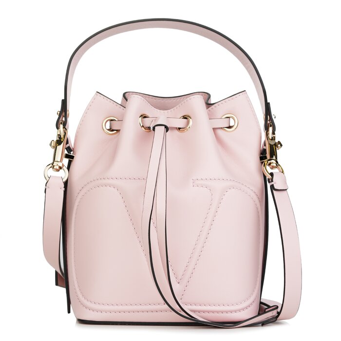 Valentino  Small Vlogo Bucket Bag - Pink