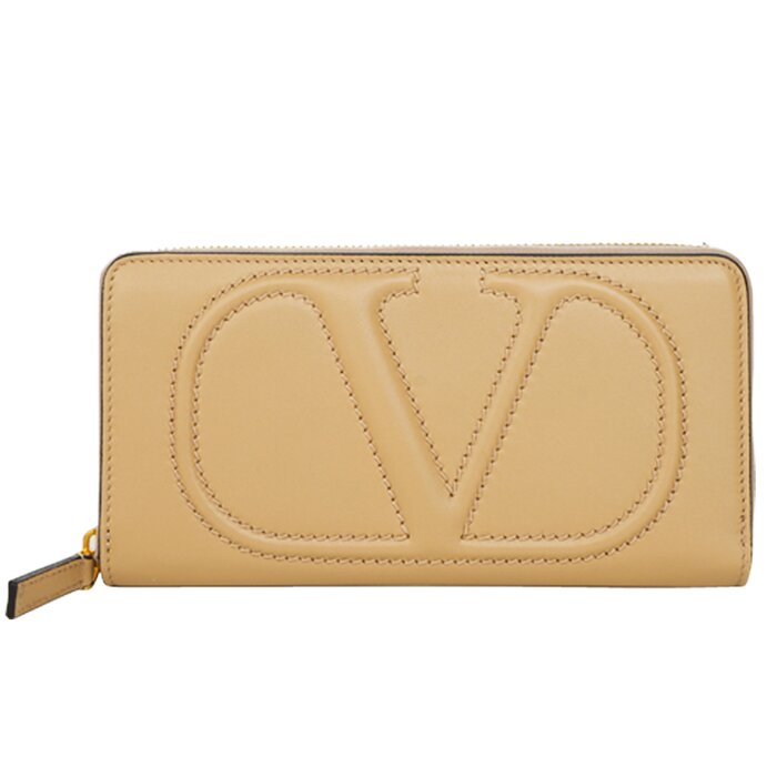 Valentino Zip Around Contintent Wallet - Black