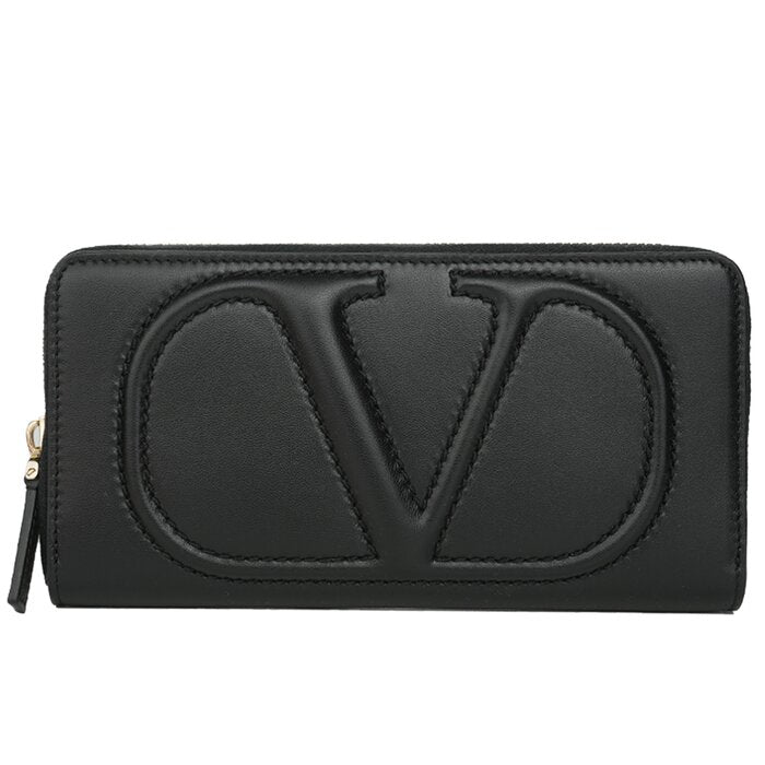 Valentino Zip Around Contintent Wallet - Beige