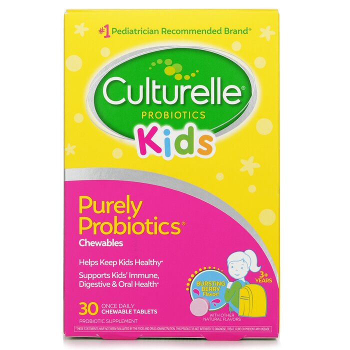 Culturelle Kids Chewables Daily Probiotic Formula - 30 Tablets - 30pcs/box