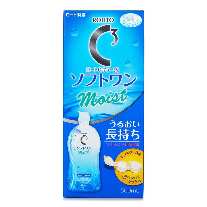 Rohto C3 Contact Lenses Multi-purpose Solution Moist - 500ml - 500ml