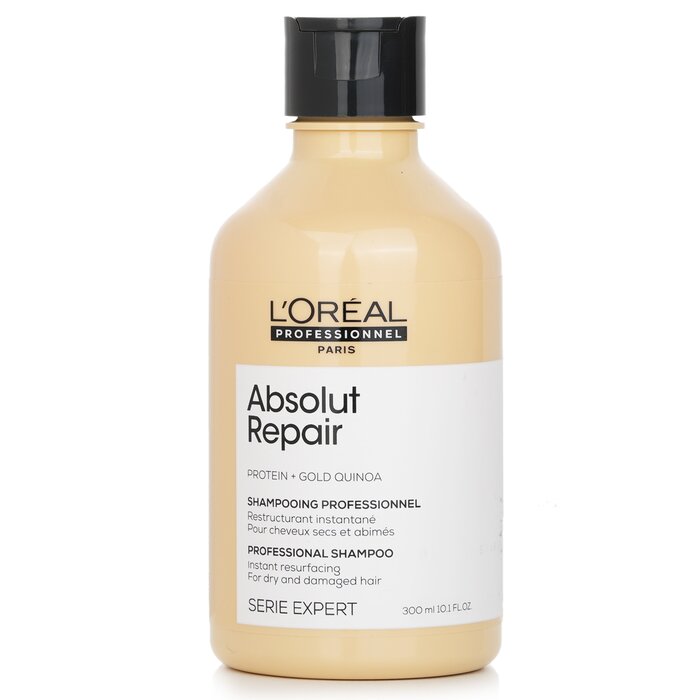 Professionnel Serie Expert - Absolut Repair Protein + Gold Quinoa Instant Resurfacing Shampoo - 300ml/10.1oz