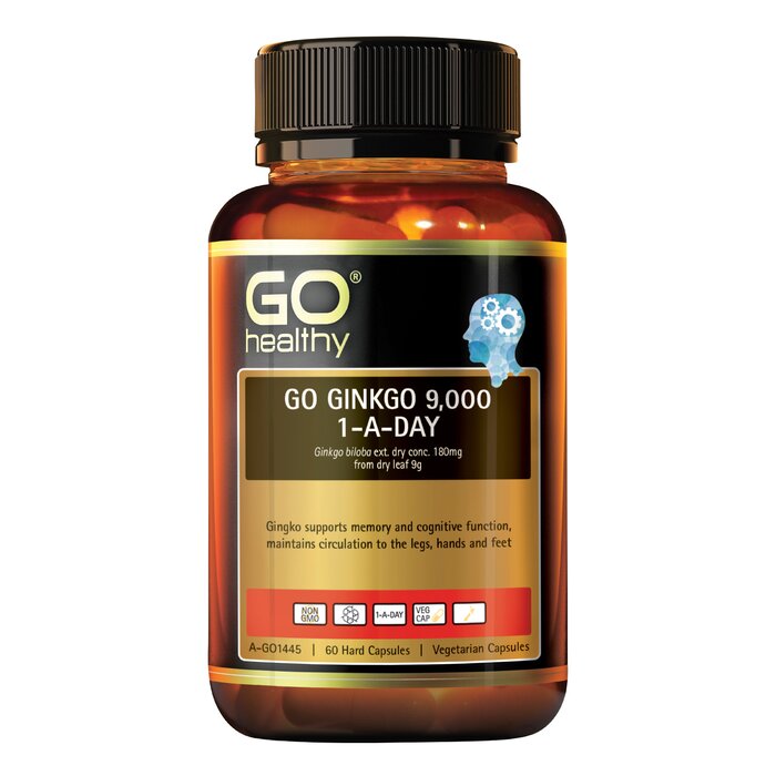 [authorized Sales Agent] Go Ginkgo 9000 1-a-day - 60 Vcaps - 60pcs/box