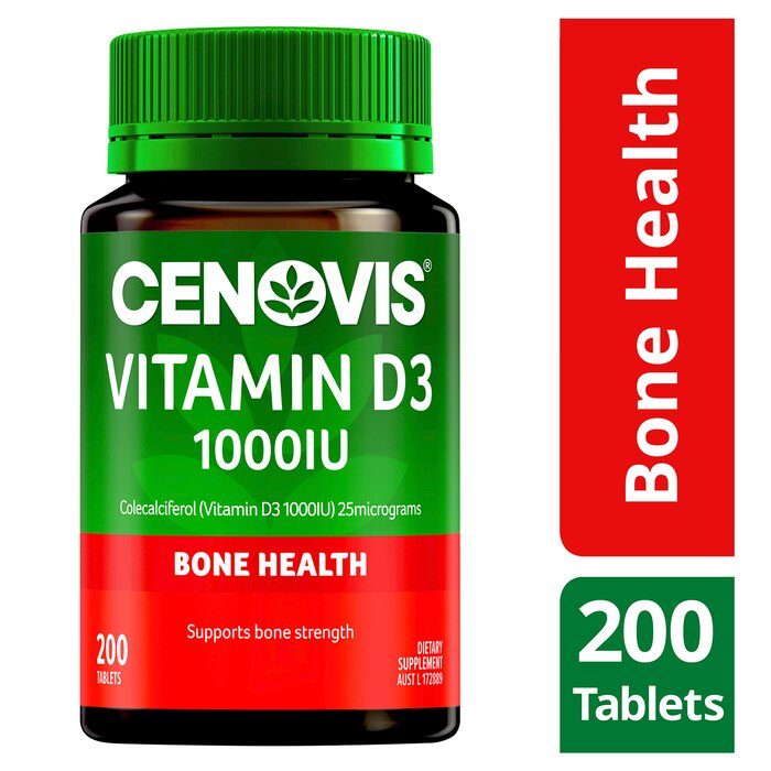 [authorized Sales Agent] Cenovis Calcium Vd - 200 Tablets - 200pcs/box