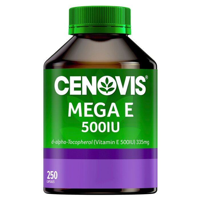 [authorized Sales Agent] Cenovis Mega E 500mg -  250 Capsules - 250pcs/box