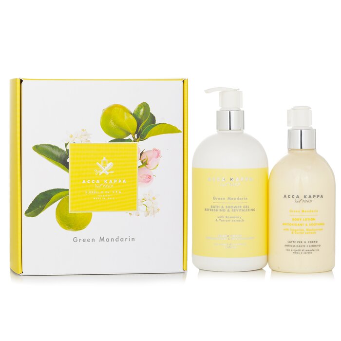 Green Mandarin Body Care Gift Set: - 2pcs