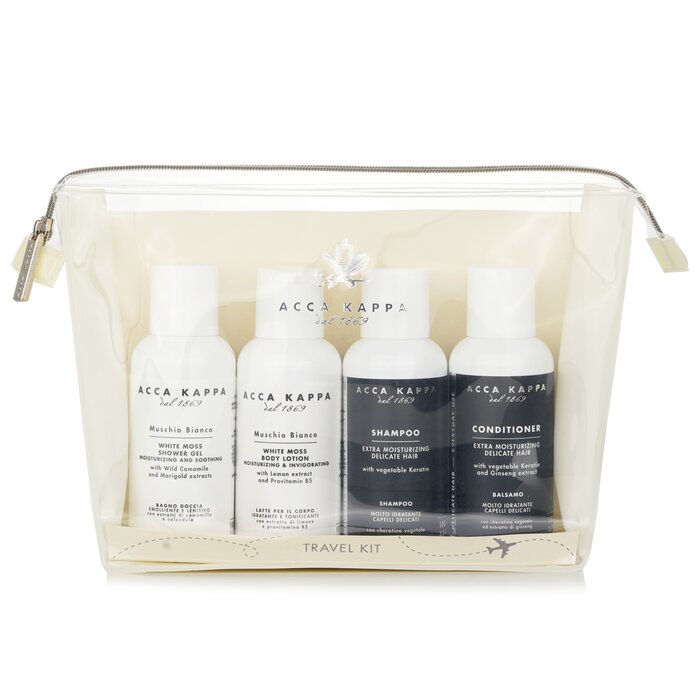 White Moss Body Care Travel Kit - 4pcs