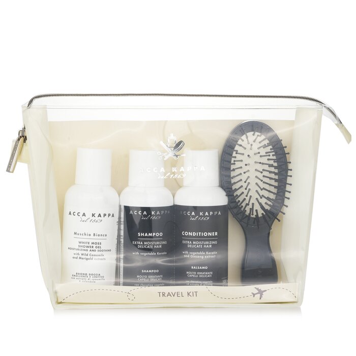 White Moss Hair Care Travel Kit - 4pcs