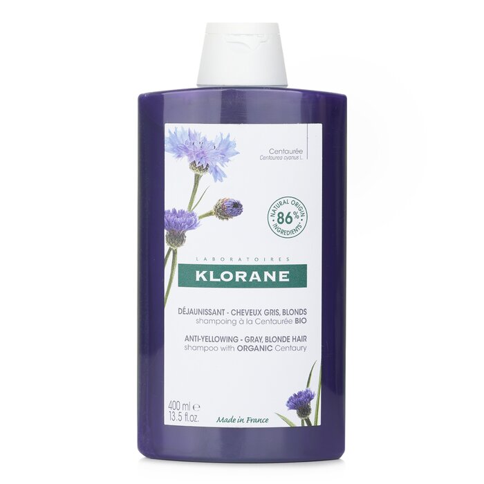 Shampoo With Organic Centaury (anti Yellowing Gray Blonde Hair) - 400ml/13.5oz