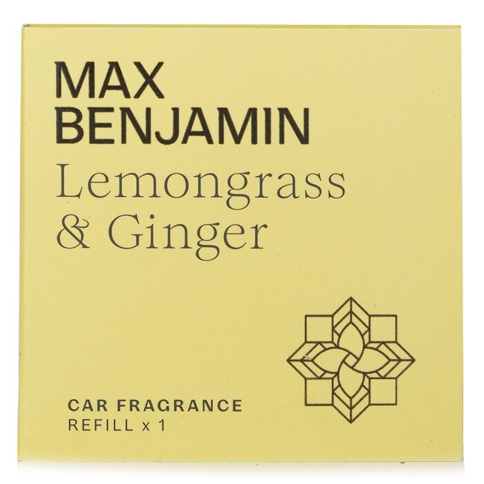 Car Fragrance Refill - Lemongrass & Ginger - 1pc