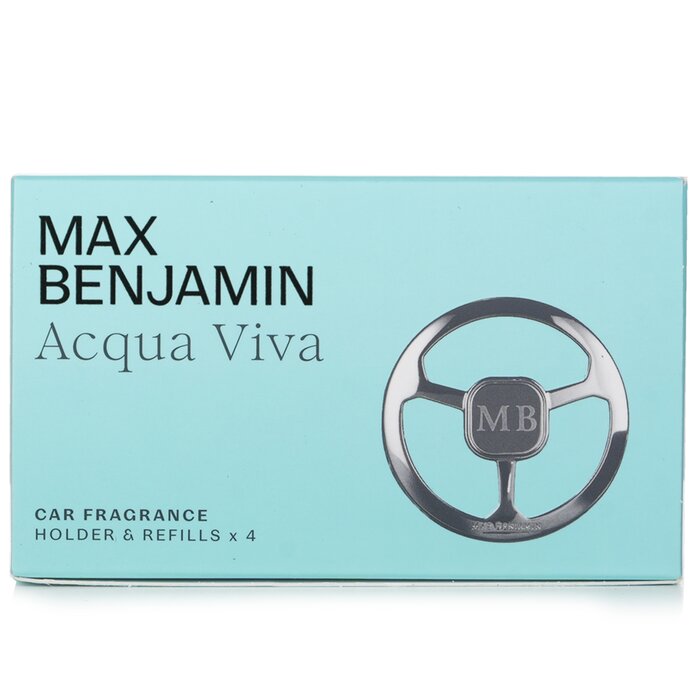 Car Fragrance Gift Set - Acqua Viva - 4pcs