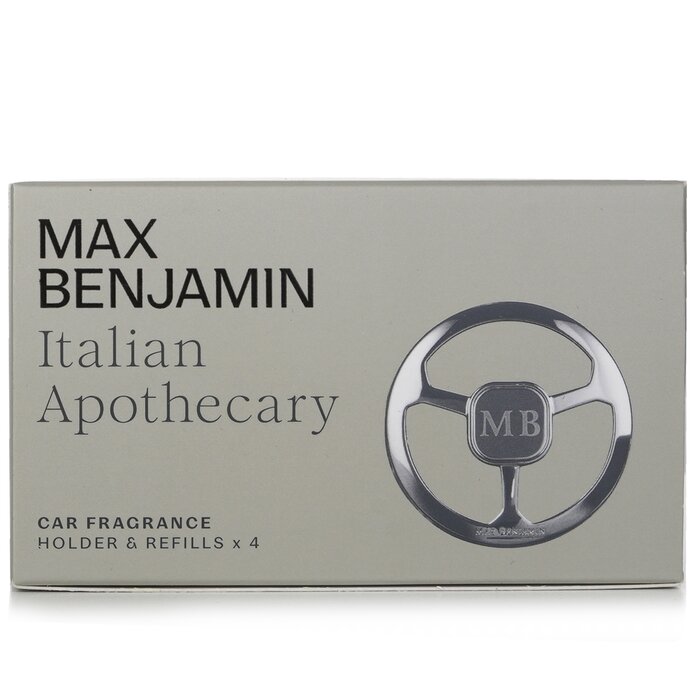 Car Fragrance Gift Set - Italian Apothecary - 4pcs