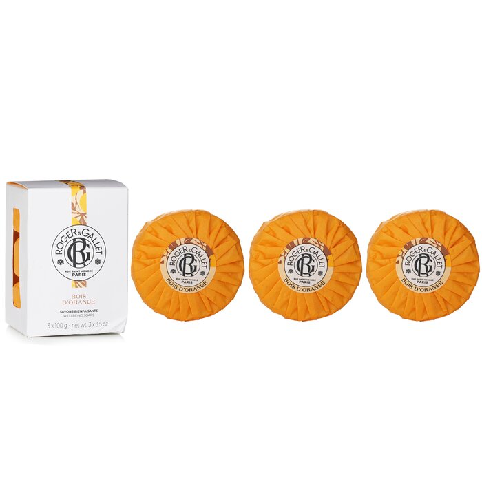 Orange Wood Wellbeing Soaps Coffret - 3x100g