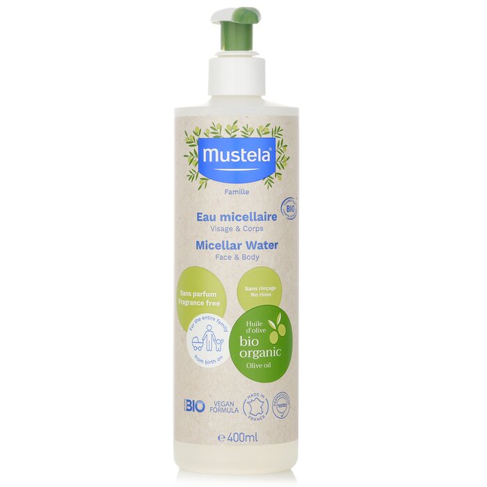 Bio Organic Micellar Water (for Face & Body) - 400ml