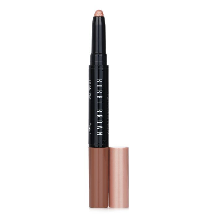 Dual Ended Long Wear Cream Shadow Stick - # Golden Pink / Taupe Matte - 1.6g/0.05oz