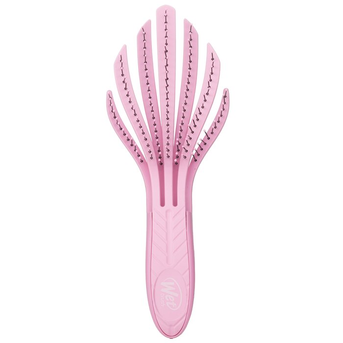 Go Green Curly Detangling Hair Brush - # Pink - 1pcs