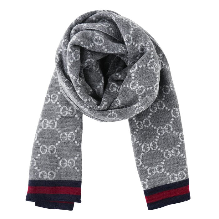 Unisex Guccissima Scarf 325806 - Grey